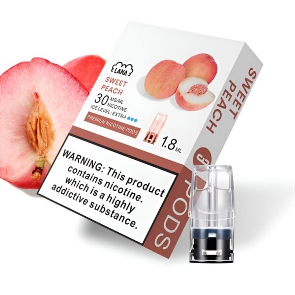 LANA煙彈-蜜桃 LANA煙彈 霧化彈 通用悅刻Relx主機一代 711到付