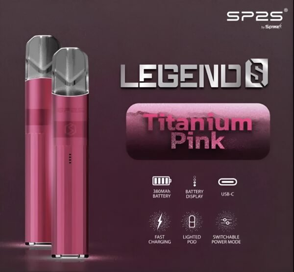 SP2主機-傳奇系列鈦色霧化桿-粉紅 SP2S主機 鈦色霧化桿推薦 傳奇系列 通用悅刻Relx一代煙彈
