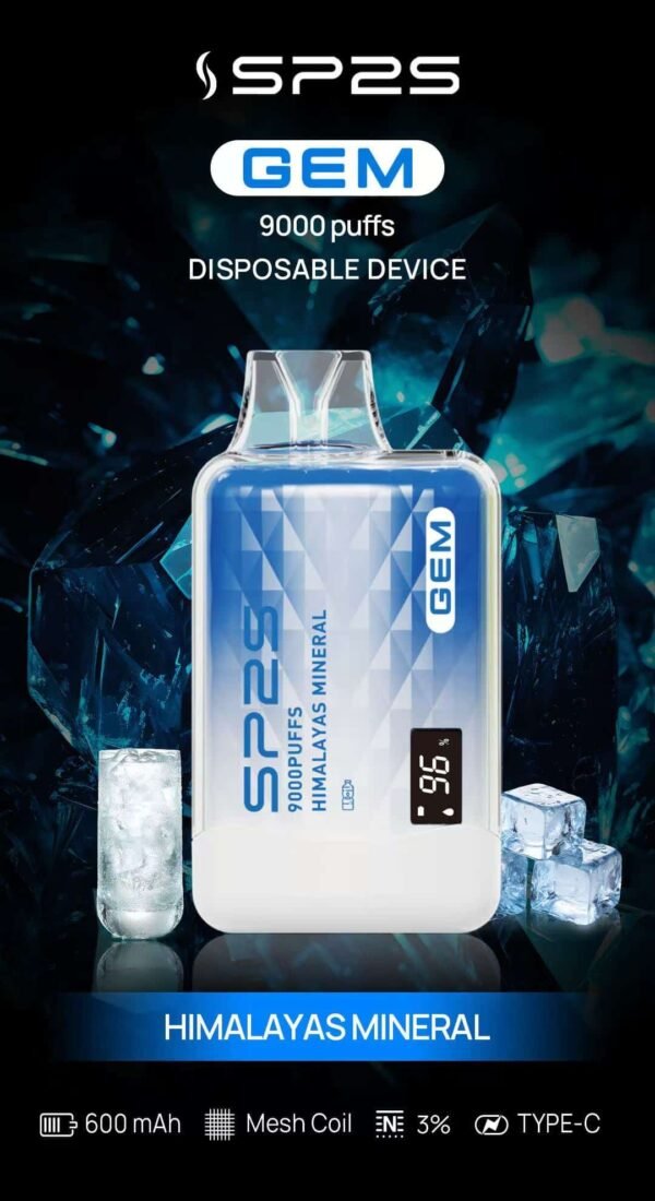 SP2S GEM 9000 PUFFS 拋棄式電子煙 一次性霧化桿推薦