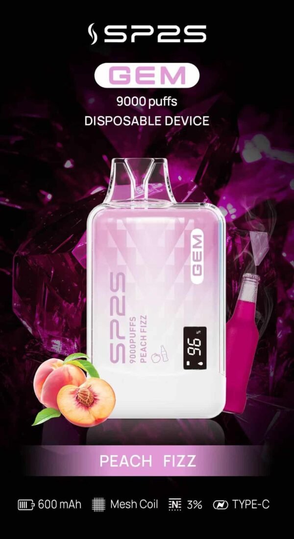 SP2S GEM 9000 PUFFS 拋棄式電子煙 一次性霧化桿推薦
