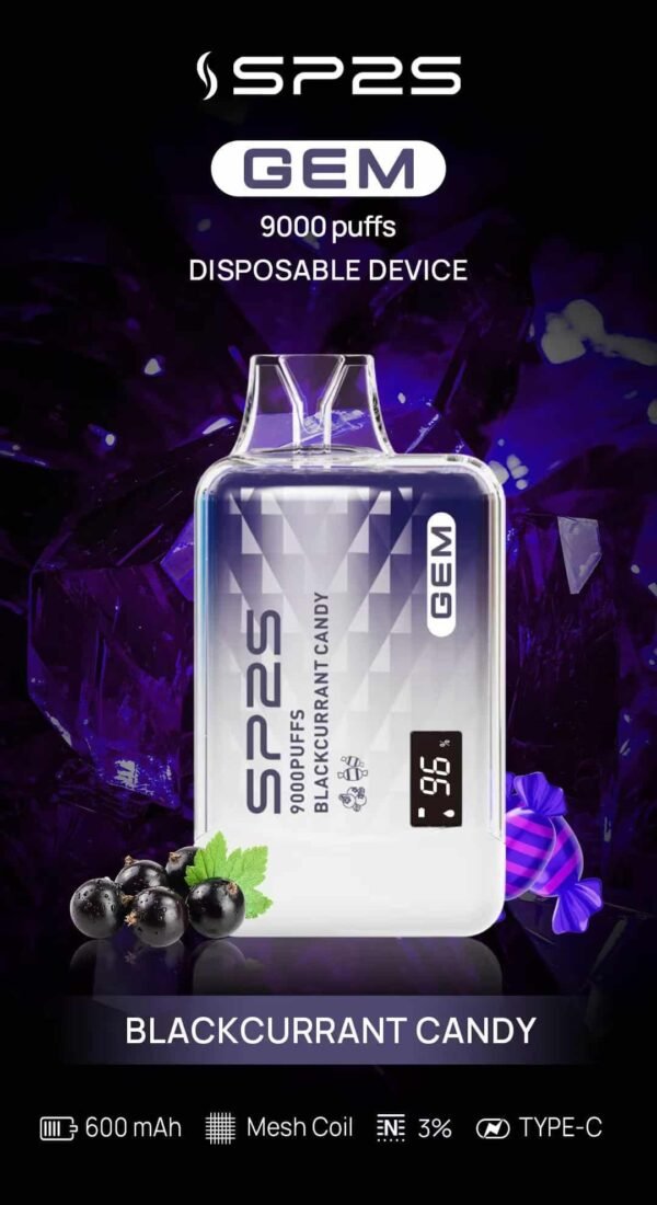 SP2S GEM 9000 PUFFS 拋棄式電子煙 一次性霧化桿推薦