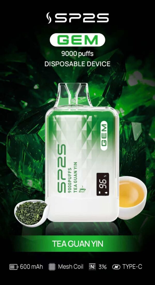 SP2S GEM 9000 PUFFS 拋棄式電子煙 一次性霧化桿推薦
