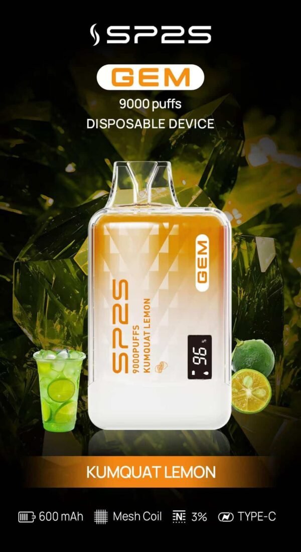 SP2S GEM 9000 PUFFS 拋棄式電子煙 一次性霧化桿推薦