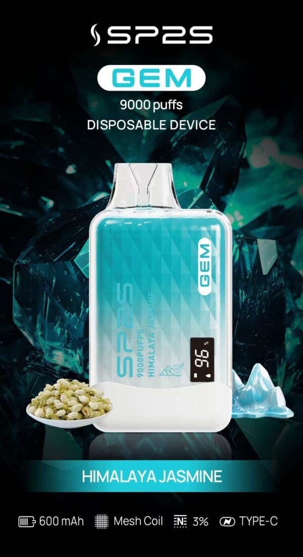 SP2S GEM 9000 PUFFS 拋棄式電子煙 一次性霧化桿推薦