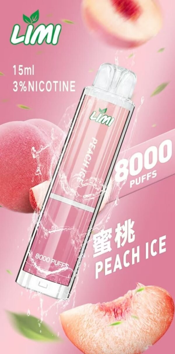 LIMI 8000 PUFFS 發光拋棄式電子煙 台灣電子煙批發 現貨