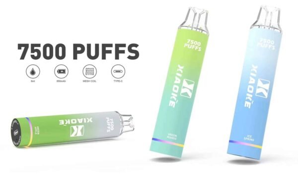 7-1.jpg XIAOKE 7500 PUFFS 梟客棄式抛電子煙 一次性霧化桿推薦·