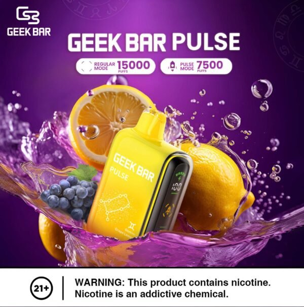GEEK BAR PULESE 15000 Puffs 小火箭拋棄式電子煙 霧化棒推薦