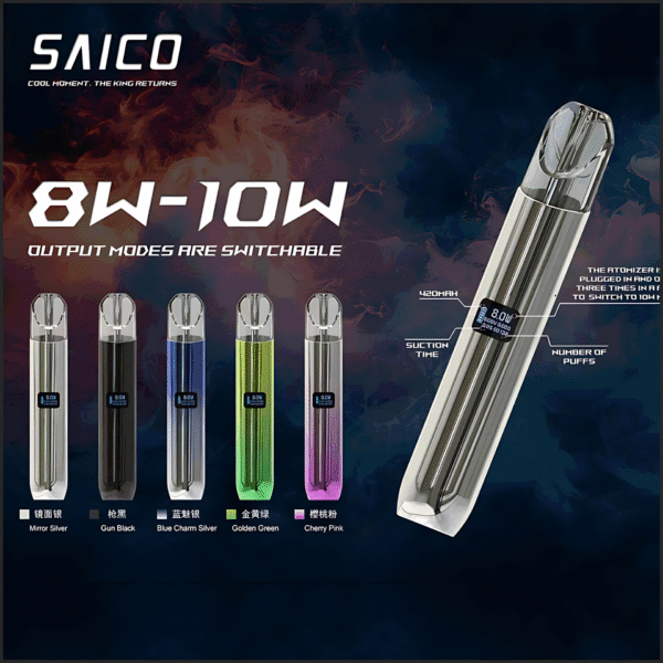 現貨 SAICO 主機 炫刻霧化桿推薦 鋅合金煙機 通用悅刻Relx一代煙彈