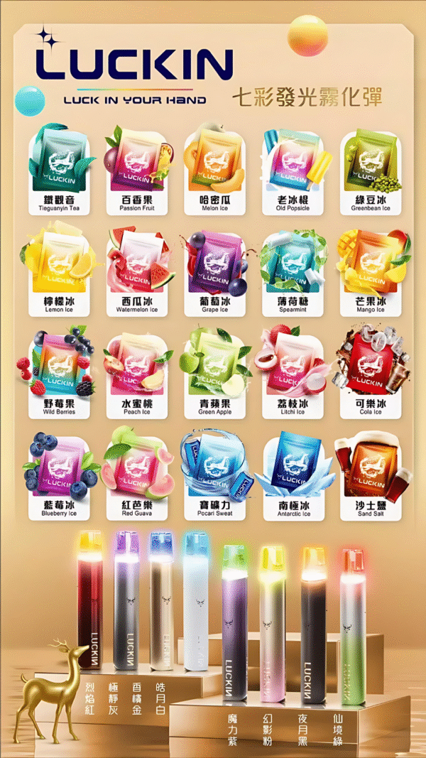 幸運煙彈 LUCKIN一代霧化彈推薦 通配悅刻Relx主機一代 3顆裝