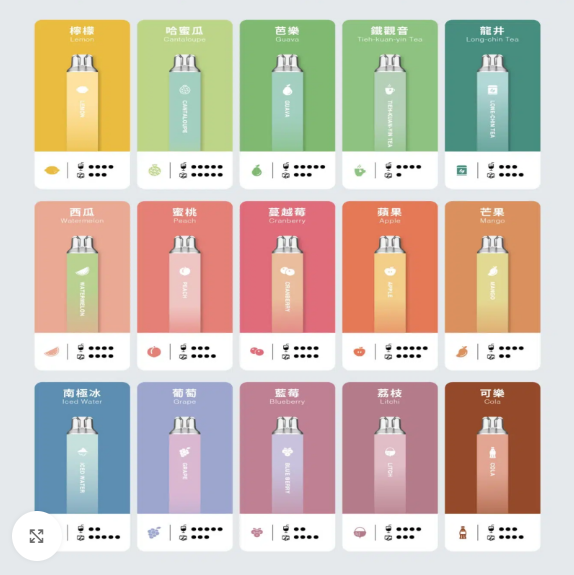 TUTX一次性6500口拋棄式 一次性電子煙 大容量 免充電 |超長使用|無需充電|多種口味|水果|茶香|一次性霧化